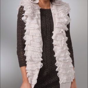 Ruffle cardigan